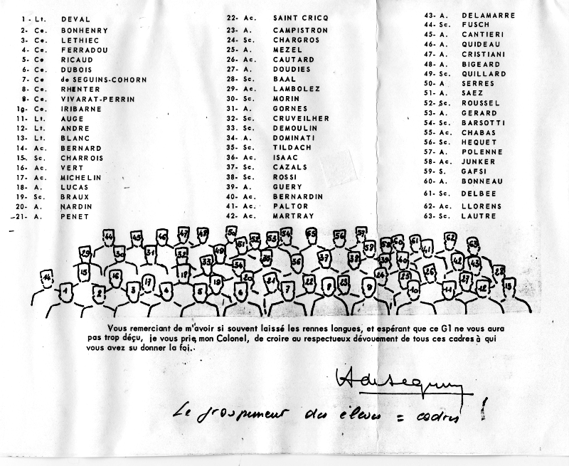 1965 G1 Groupement des lves cadres 1 dos